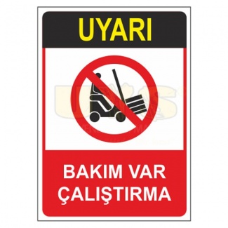 Uyarı Bakım Var Çalıştırma