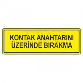 Kontak Anahtarını Üzerinde Bırakma