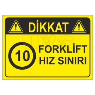 Forklift Hız Sınırı