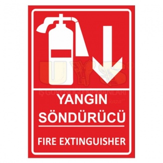 Yangın Söndürücü Levhası