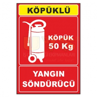 Yangın Söndürücü Köpüklü 50 Kg Levhası