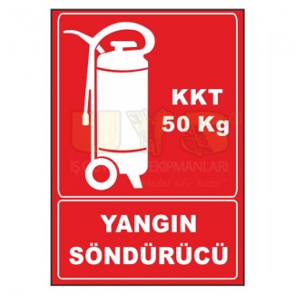 Yangın Söndürücü KKT 50 Kg Levhası