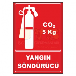 Yangın Söndürücü Karbondioksit CO2 5 Kg