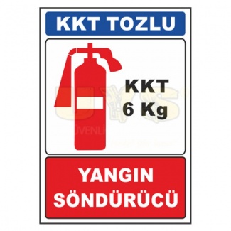 Yangın Söndürücü KKT Tozlu 6 Kg