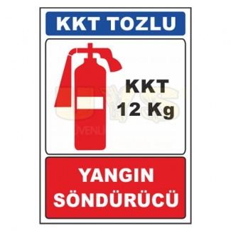 Yangın Söndürücü KKT Tozlu 12 Kg