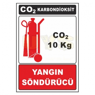 Yangın Söndürücü Karbondioksit CO2 10 Kg