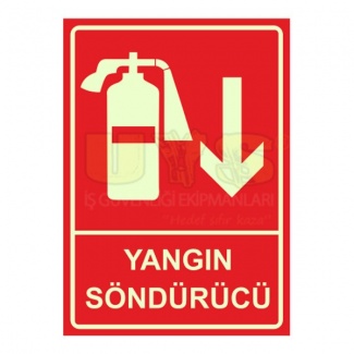 Fotolümenli Yangın Söndürücü Levhası