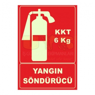 Fotolümenli Yangın Söndürücü 6 Kg KKT