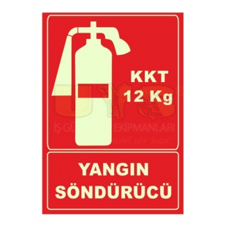 Fotolümenli Yangın Söndürücü 12 Kg KKT