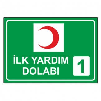 İlk Yardım Dolabı 1 Levhası