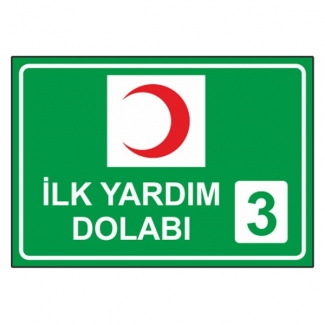 İlk Yardım Dolabı 3 Levhası