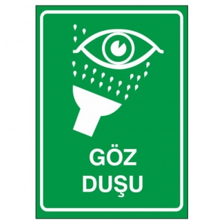 Göz Duşu Levhası