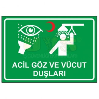 Acil Göz ve Vücut Duşları