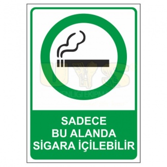 Sadece Bu Alanda Sigara İçilebilir