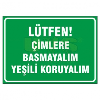 Lütfen Çimlere Bamayalım