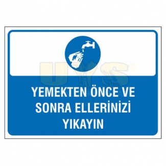 Yemekten Önce ve Sonra Ellerinizi Yıkayın