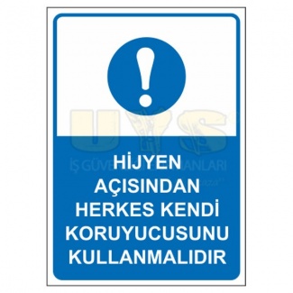 Hijyen Açısından Herkes Kendi Koruyucusunu Kullanmalıdır