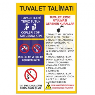 Tuvalet Talimatı