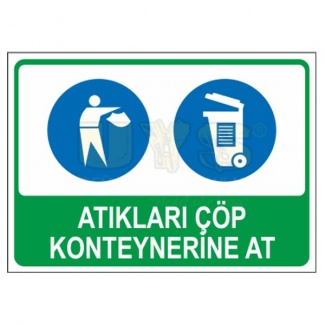 Atıkları Çöp Konteynerine At