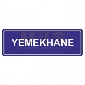 Yemekhane Levhası