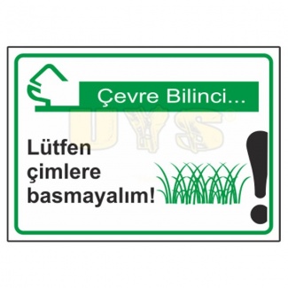 Lütfen Çimlere Basmayalım