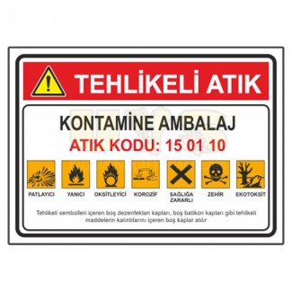 Tehlikeli Atık Kontamine Ambalaj