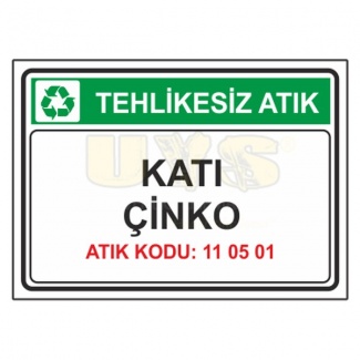 Katı Çinko - Atık Kodu: 10 05 01