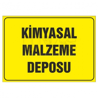 Kimyasal Malzeme Deposu