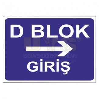 D Blok Giriş