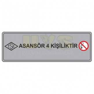 Asansör 4 Kişiliktir