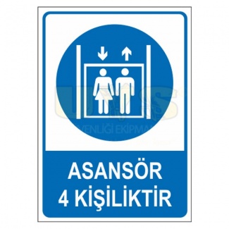 Asansör 4 Kişiliktir