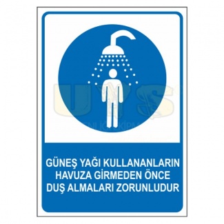 Güneş Yağı Kullananların Havuza Girmeden Önce Duş Almaları Zorunludur