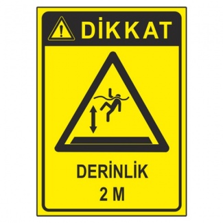 Dikkat Derinlik 2 m