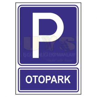 Otopark Tabelası