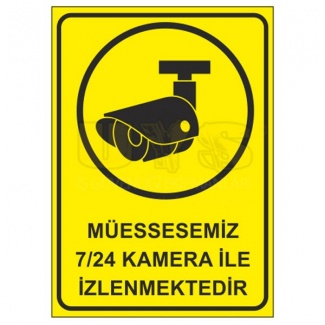 Müessesemiz 7/24 Kamera İle İzlenmektedir