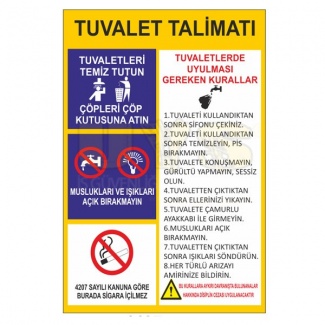 Tuvalet Talimatı