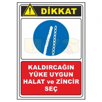 Dikkat Kaldıracağın Yüke Uygun Halat ve Zincir Seç