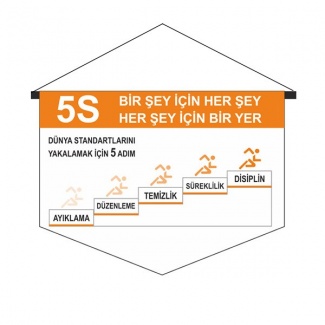 5S Bir Şey İçin Herşey Levhası Kırlangıç Flama