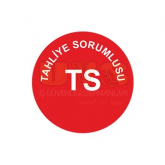 Tahliye Sorumlusu Baret Etiketi