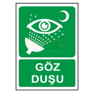 Göz Duşu Levhası