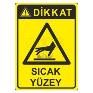 Dikkat Sıcak Yüzey