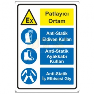 Ex Patlayıcı Ortam Levhası