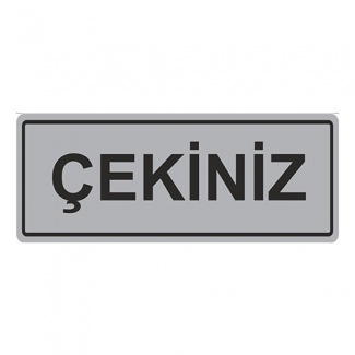 Çekiniz Levhası