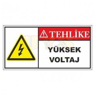 Tehlike Yüksek Voltaj