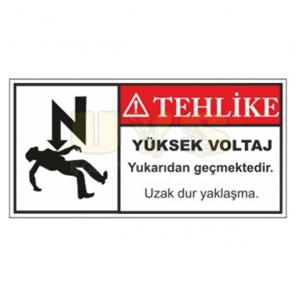 Tehlike Yüksek Voltaj