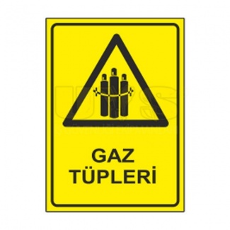 Gaz Tüpleri Etiket Levhası