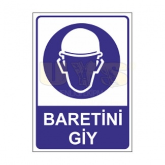 Baretini Giy Etiket Levhası