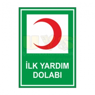 İlk Yardım Dolabı Etiket Levhası