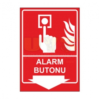 Alarm Butonu Etiket Levhası