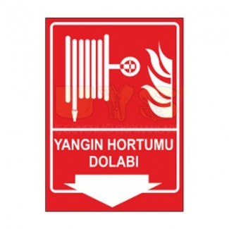 Yangın Hortumu Dolabı Etiket Levhası